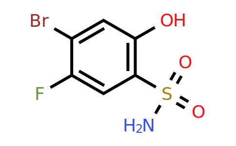 1805416-93-6 | 4-Bromo-5-fluoro-2-hydroxybenzenesulfonamide