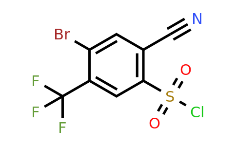 1805416-99-2 | 4-Bromo-2-cyano-5-(trifluoromethyl)benzenesulfonyl chloride