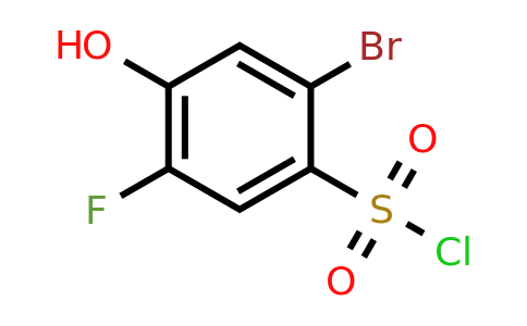 1805417-00-8 | 2-Bromo-5-fluoro-4-hydroxybenzenesulfonyl chloride