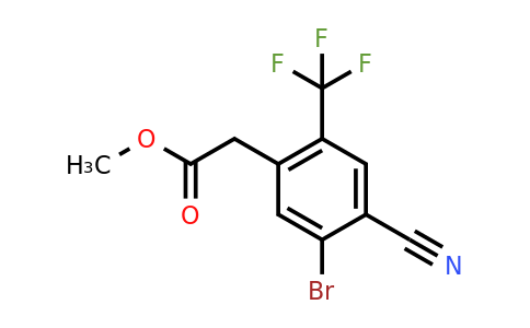 1805417-86-0 | Methyl 5-bromo-4-cyano-2-(trifluoromethyl)phenylacetate