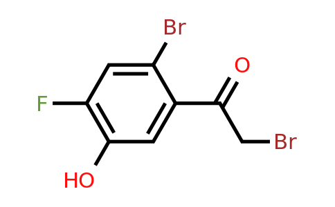1805418-97-6 | 2'-Bromo-4'-fluoro-5'-hydroxyphenacyl bromide