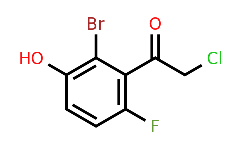 1805419-10-6 | 2'-Bromo-6'-fluoro-3'-hydroxyphenacyl chloride