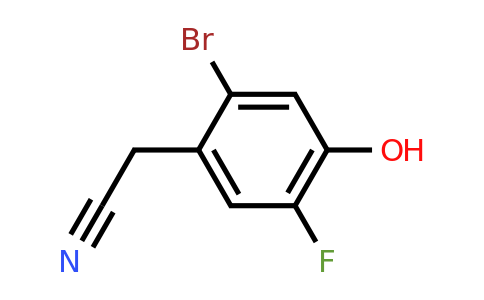 1805419-69-5 | 2-Bromo-5-fluoro-4-hydroxyphenylacetonitrile
