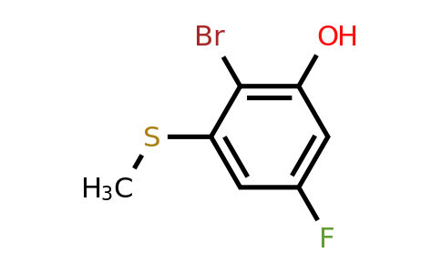 1805419-88-8 | 2-Bromo-5-fluoro-3-hydroxythioanisole