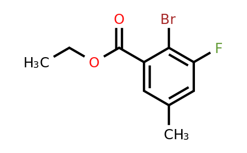 1805421-29-7 | Ethyl 2-bromo-3-fluoro-5-methylbenzoate