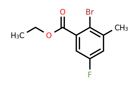 1805421-34-4 | Ethyl 2-bromo-5-fluoro-3-methylbenzoate