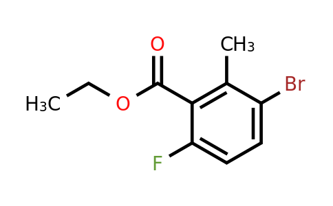 1805421-43-5 | Ethyl 3-bromo-6-fluoro-2-methylbenzoate