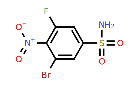 1805421-77-5 | 3-Bromo-5-fluoro-4-nitrobenzenesulfonamide