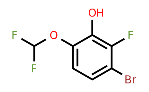 1805422-97-2 | 3-Bromo-6-difluoromethoxy-2-fluorophenol