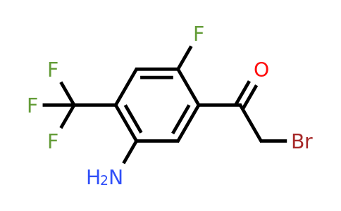 1805427-81-9 | 5'-Amino-2'-fluoro-4'-(trifluoromethyl)phenacyl bromide