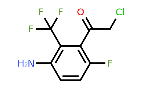1805427-94-4 | 3'-Amino-6'-fluoro-2'-(trifluoromethyl)phenacyl chloride