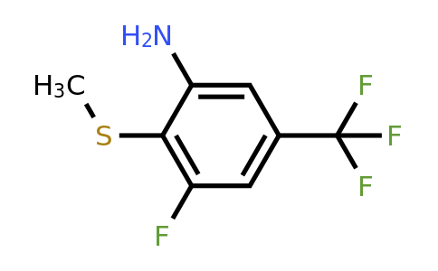 1805428-31-2 | 2-Amino-6-fluoro-4-(trifluoromethyl)thioanisole