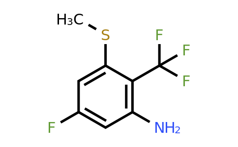 1805428-41-4 | 3-Amino-5-fluoro-2-(trifluoromethyl)thioanisole