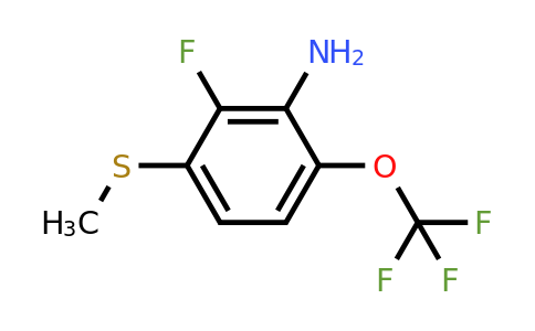 1805432-61-4 | 3-Amino-2-fluoro-4-(trifluoromethoxy)thioanisole