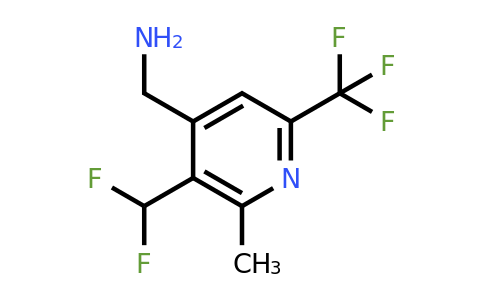 4-(Aminomethyl)-3-(difluoromethyl)-2-methyl-6-(trifluoromethyl)pyridine