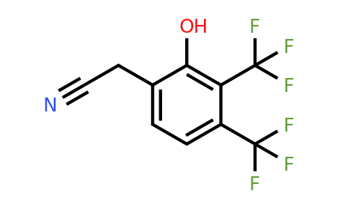 1805438-21-4 | 3,4-Bis(trifluoromethyl)-2-hydroxyphenylacetonitrile
