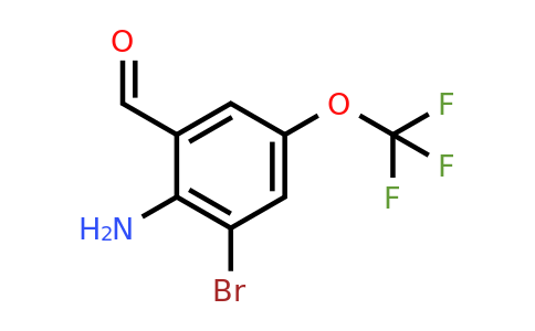 1805444-69-2 | 2-Amino-3-bromo-5-(trifluoromethoxy)benzaldehyde
