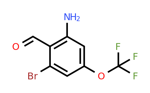 1805444-73-8 | 2-Amino-6-bromo-4-(trifluoromethoxy)benzaldehyde
