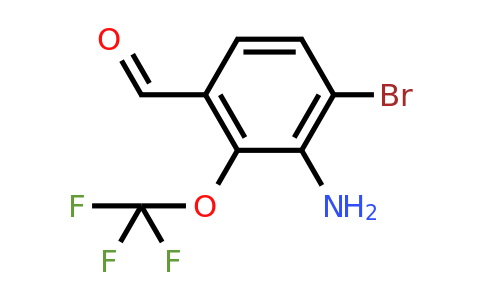 1805444-75-0 | 3-Amino-4-bromo-2-(trifluoromethoxy)benzaldehyde