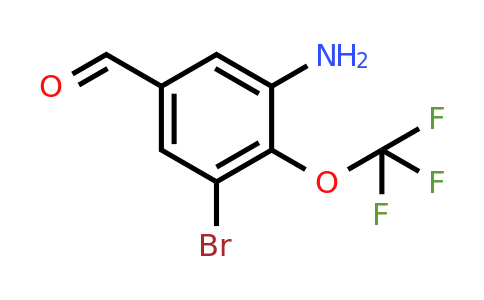 1805444-77-2 | 3-Amino-5-bromo-4-(trifluoromethoxy)benzaldehyde