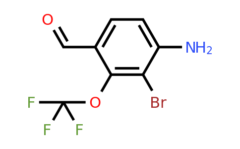 1805444-79-4 | 4-Amino-3-bromo-2-(trifluoromethoxy)benzaldehyde