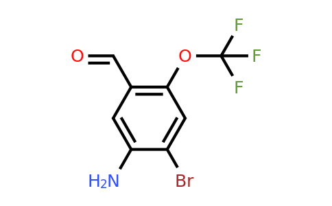 1805444-81-8 | 5-Amino-4-bromo-2-(trifluoromethoxy)benzaldehyde