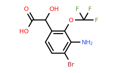 1805445-30-0 | 3-Amino-4-bromo-2-(trifluoromethoxy)mandelic acid