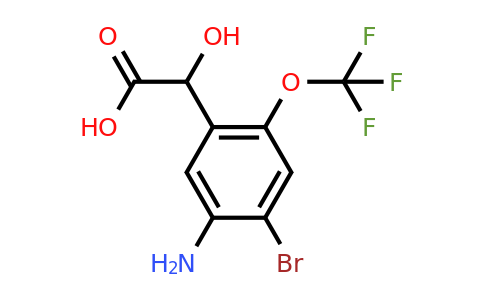 1805445-32-2 | 5-Amino-4-bromo-2-(trifluoromethoxy)mandelic acid