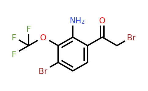 1805445-34-4 | 2'-Amino-4'-bromo-3'-(trifluoromethoxy)phenacyl bromide