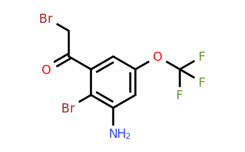 1805445-36-6 | 3'-Amino-2'-bromo-5'-(trifluoromethoxy)phenacyl bromide