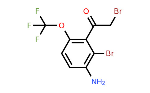 1805445-38-8 | 3'-Amino-2'-bromo-6'-(trifluoromethoxy)phenacyl bromide