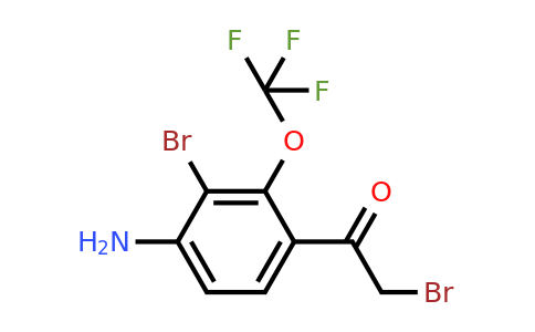 1805445-40-2 | 4'-Amino-3'-bromo-2'-(trifluoromethoxy)phenacyl bromide