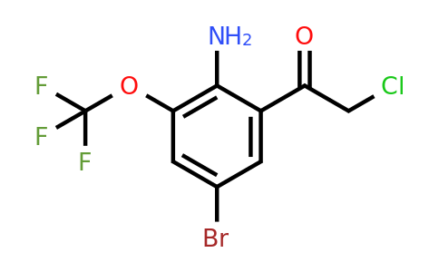 1805445-48-0 | 2'-Amino-5'-bromo-3'-(trifluoromethoxy)phenacyl chloride