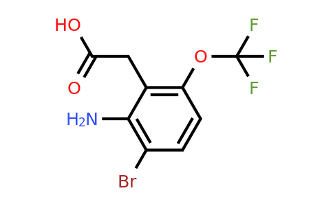 1805445-56-0 | 2-Amino-3-bromo-6-(trifluoromethoxy)phenylacetic acid