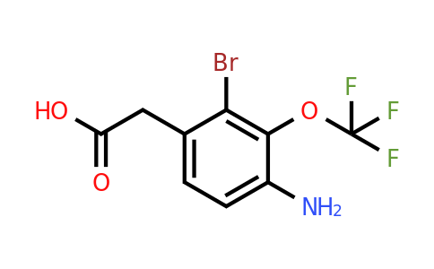 1805445-60-6 | 4-Amino-2-bromo-3-(trifluoromethoxy)phenylacetic acid