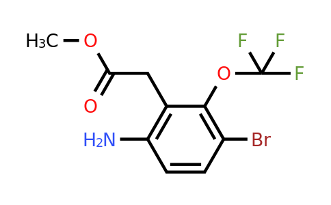 1805445-68-4 | Methyl 6-amino-3-bromo-2-(trifluoromethoxy)phenylacetate
