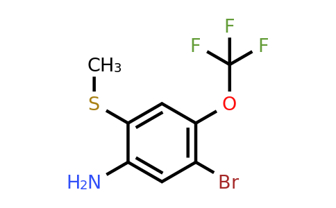 1805445-75-3 | 2-Amino-4-bromo-5-(trifluoromethoxy)thioanisole