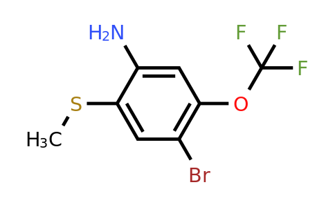 1805445-76-4 | 2-Amino-5-bromo-4-(trifluoromethoxy)thioanisole