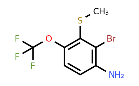 1805445-80-0 | 3-Amino-2-bromo-6-(trifluoromethoxy)thioanisole
