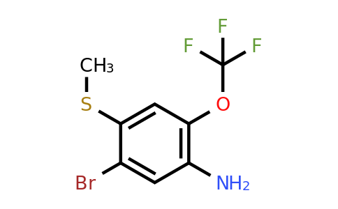 1805445-82-2 | 4-Amino-2-bromo-5-(trifluoromethoxy)thioanisole