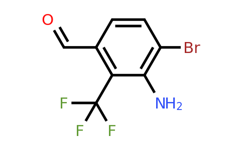 1805446-00-7 | 3-Amino-4-bromo-2-(trifluoromethyl)benzaldehyde