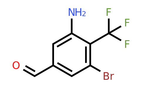 1805446-05-2 | 3-Amino-5-bromo-4-(trifluoromethyl)benzaldehyde