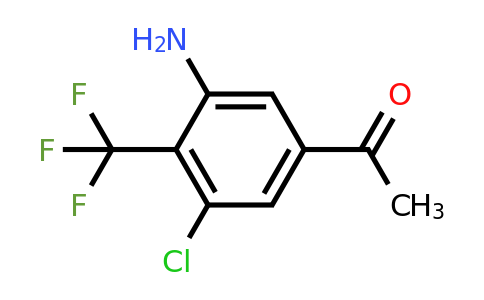 1805446-29-0 | 3'-Amino-5'-chloro-4'-(trifluoromethyl)acetophenone