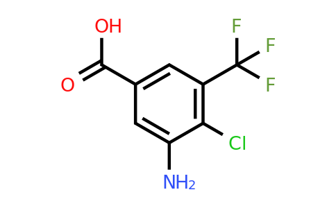 3-Amino-4-chloro-5-(trifluoromethyl)benzoic acid