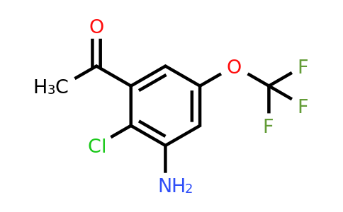 1805448-06-9 | 3'-Amino-2'-chloro-5'-(trifluoromethoxy)acetophenone