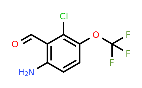 1805448-54-7 | 6-Amino-2-chloro-3-(trifluoromethoxy)benzaldehyde