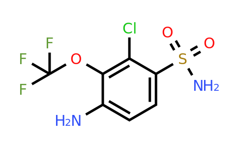 1805449-38-0 | 4-Amino-2-chloro-3-(trifluoromethoxy)benzenesulfonamide