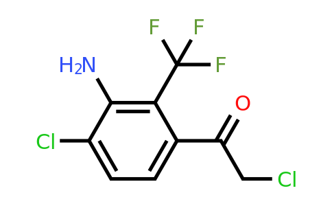 1805450-33-2 | 3'-Amino-4'-chloro-2'-(trifluoromethyl)phenacyl chloride