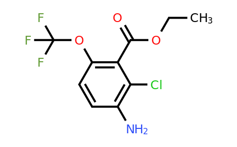 1805450-35-4 | Ethyl 3-amino-2-chloro-6-(trifluoromethoxy)benzoate