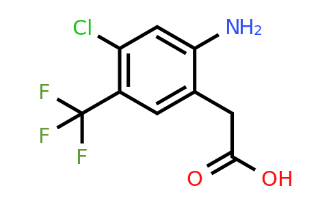 1805450-38-7 | 2-Amino-4-chloro-5-(trifluoromethyl)phenylacetic acid